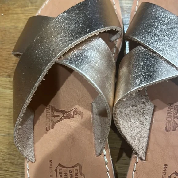 Handmade leather women’s sandals - Picture 2 of 3